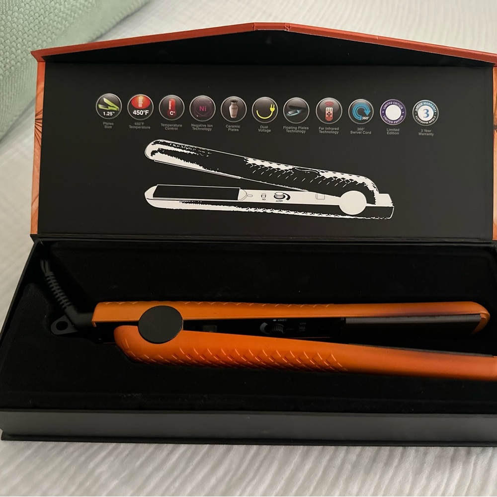 Sleek Orange Hair Straightener by GHD